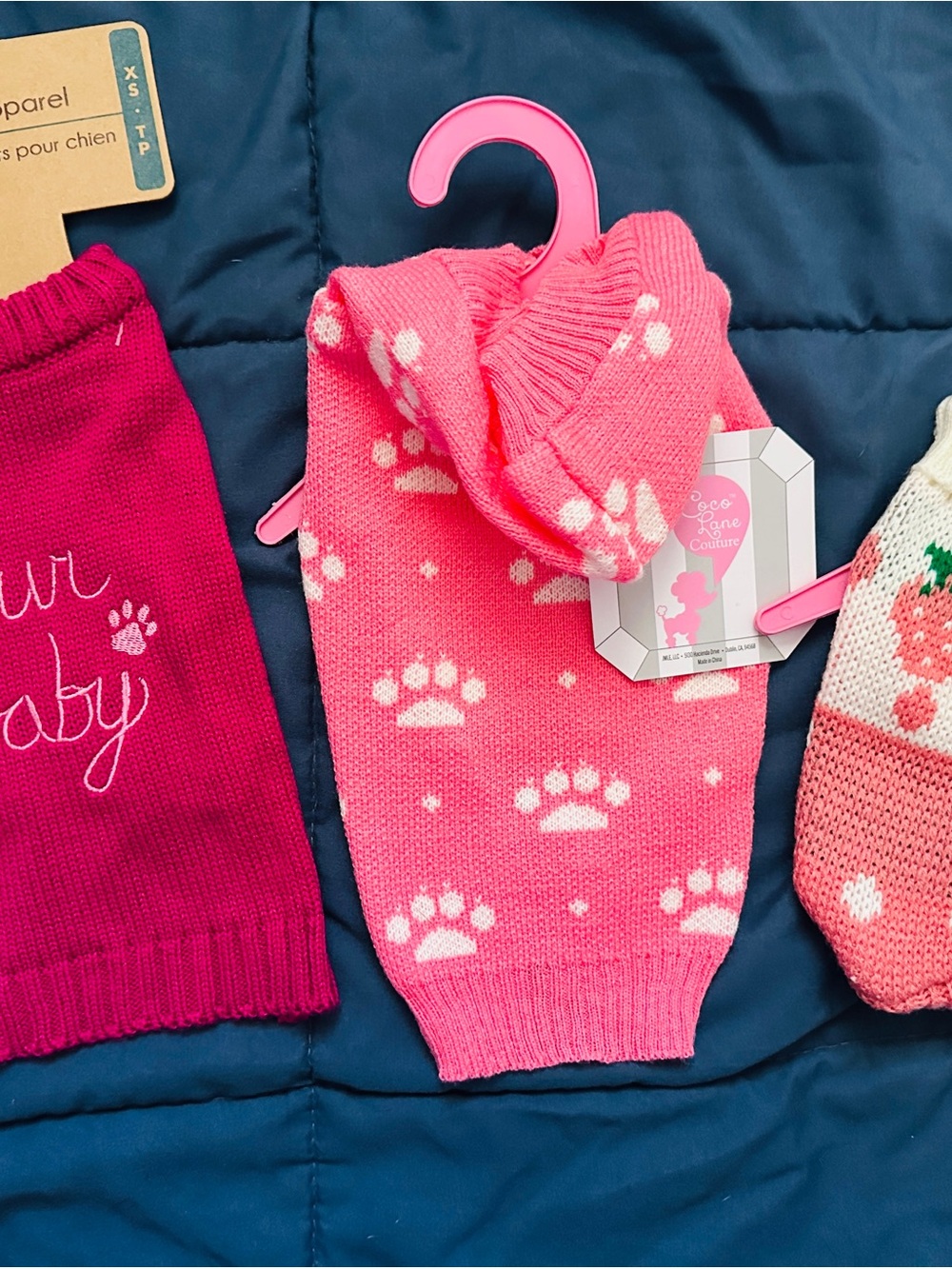 Dog outfit set extra small